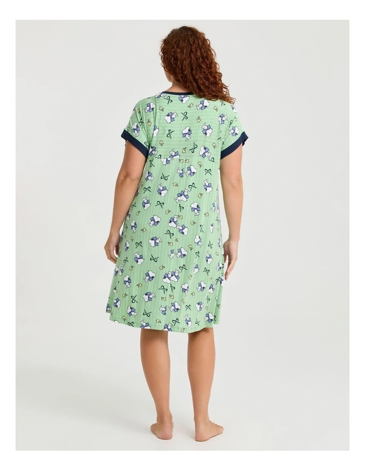 Peanuts Snoopy Bow Nightie in Print image 2