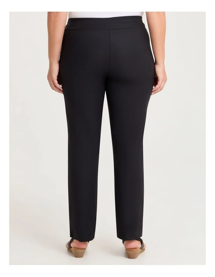 Editorial Pocket Full Length Pant in Black image 2