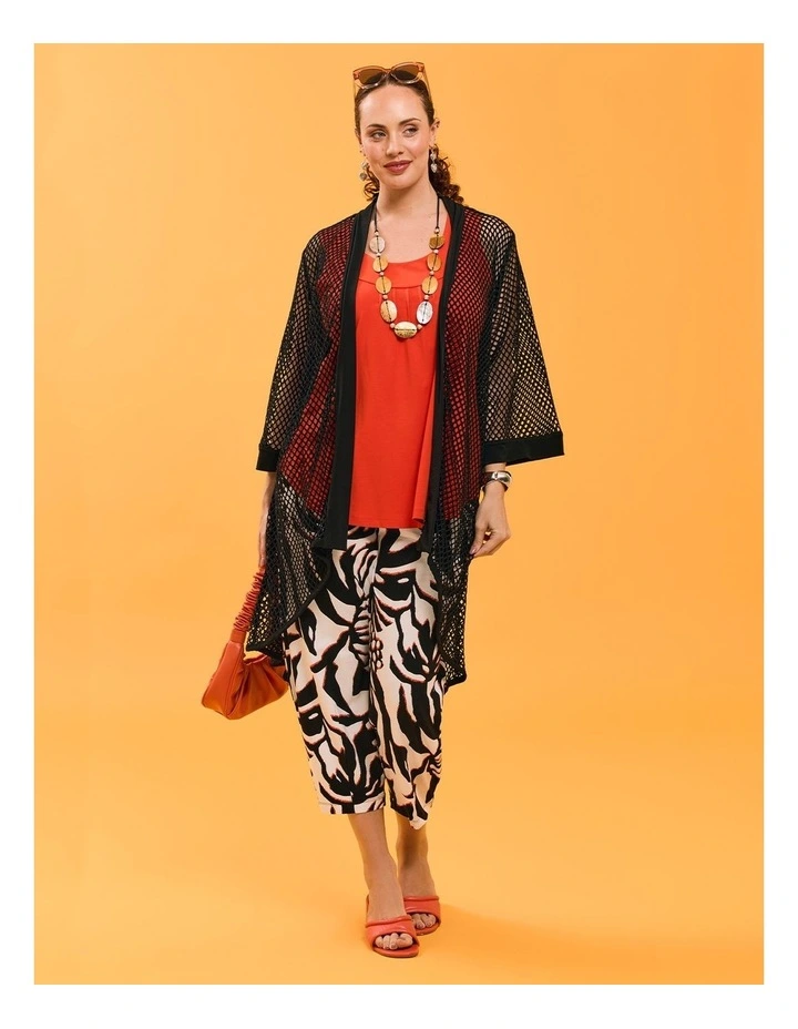 Lantern Natural Crop Pant in Print image 4