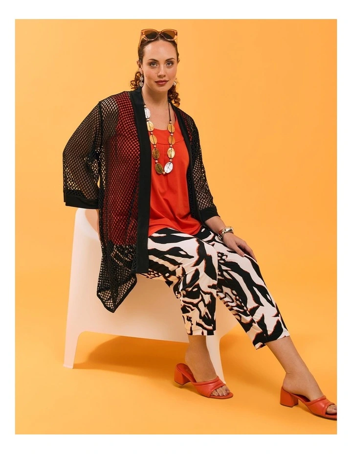 Lantern Natural Crop Pant in Print image 5