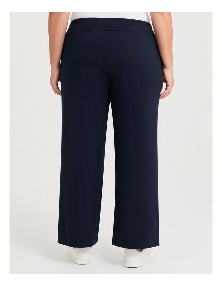 Sailor Bamboo Ponte Pant in Dark Indigo image 2