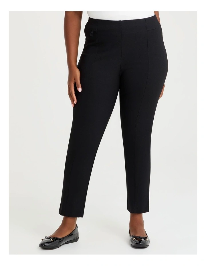 Texture Selena Pocket Pant in Black image 1
