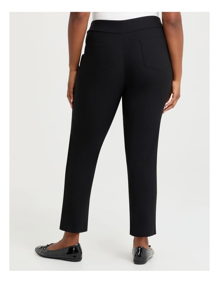 Texture Selena Pocket Pant in Black image 2