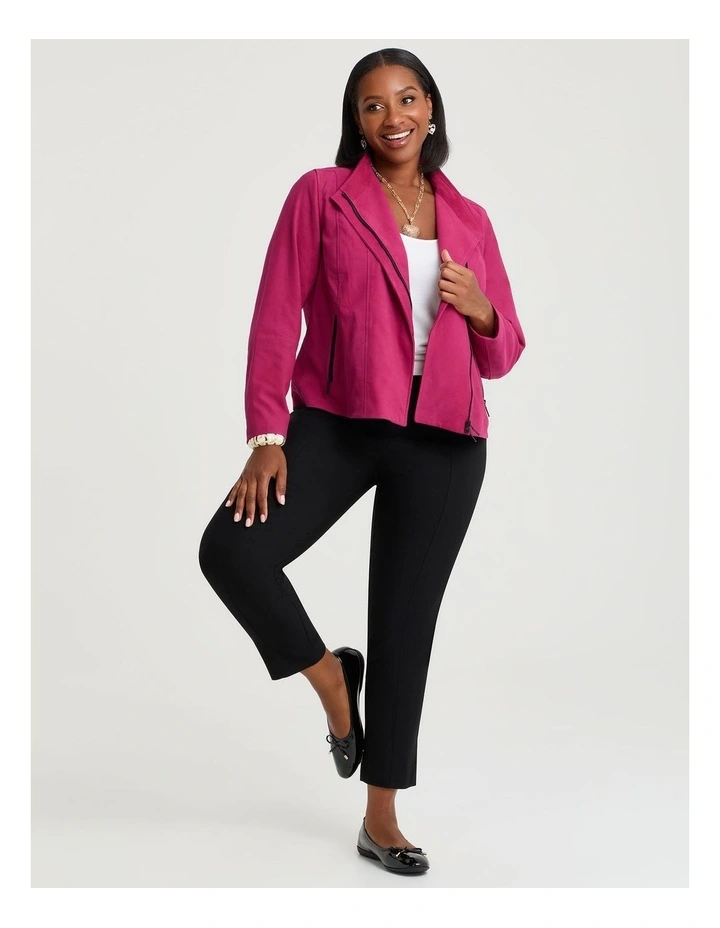 Texture Selena Pocket Pant in Black image 4