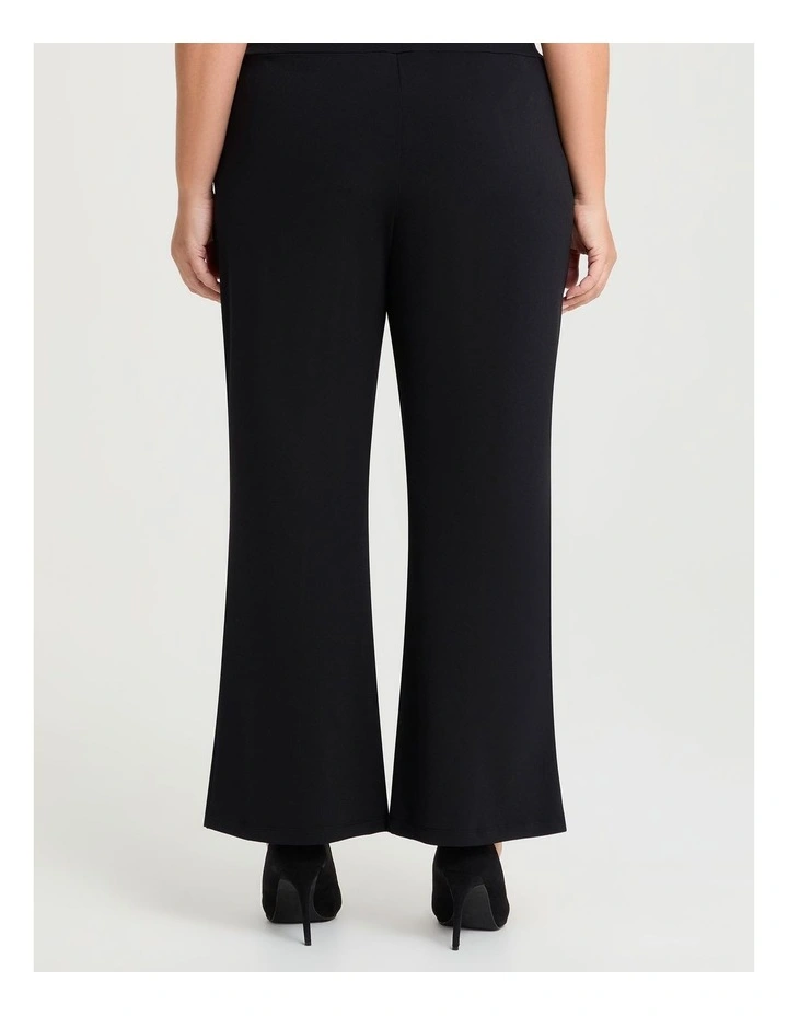Strut Bootleg Knit Pant in Black image 2