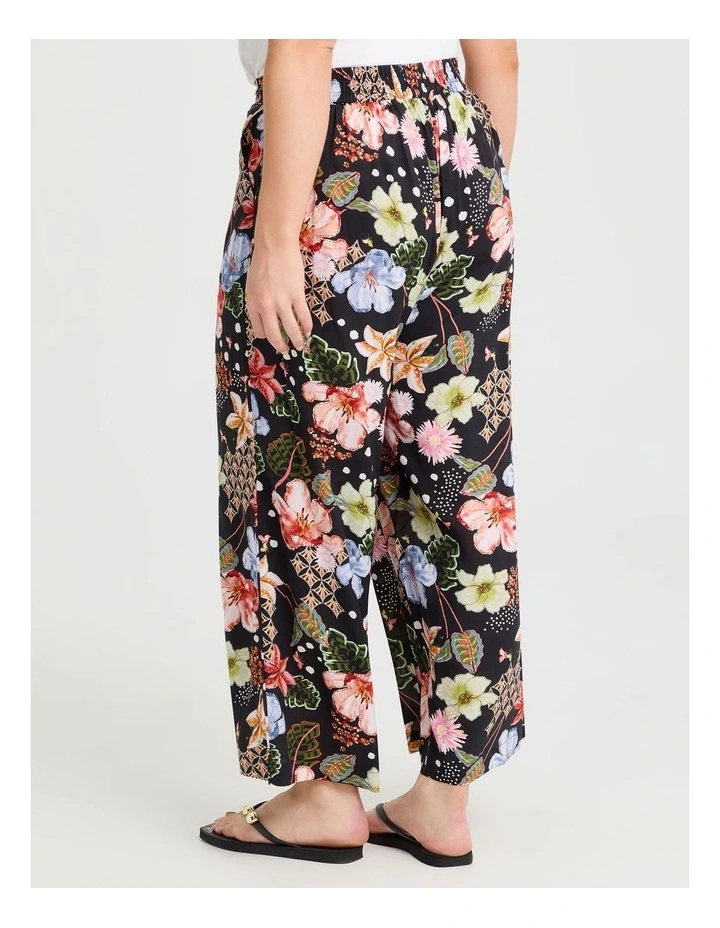 Natural Nomad Floral Pant in Print image 2