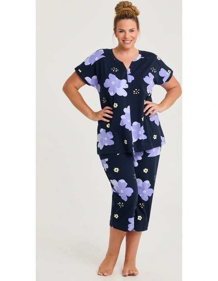 Australian Cotton Dusk Pj Top Print image 2