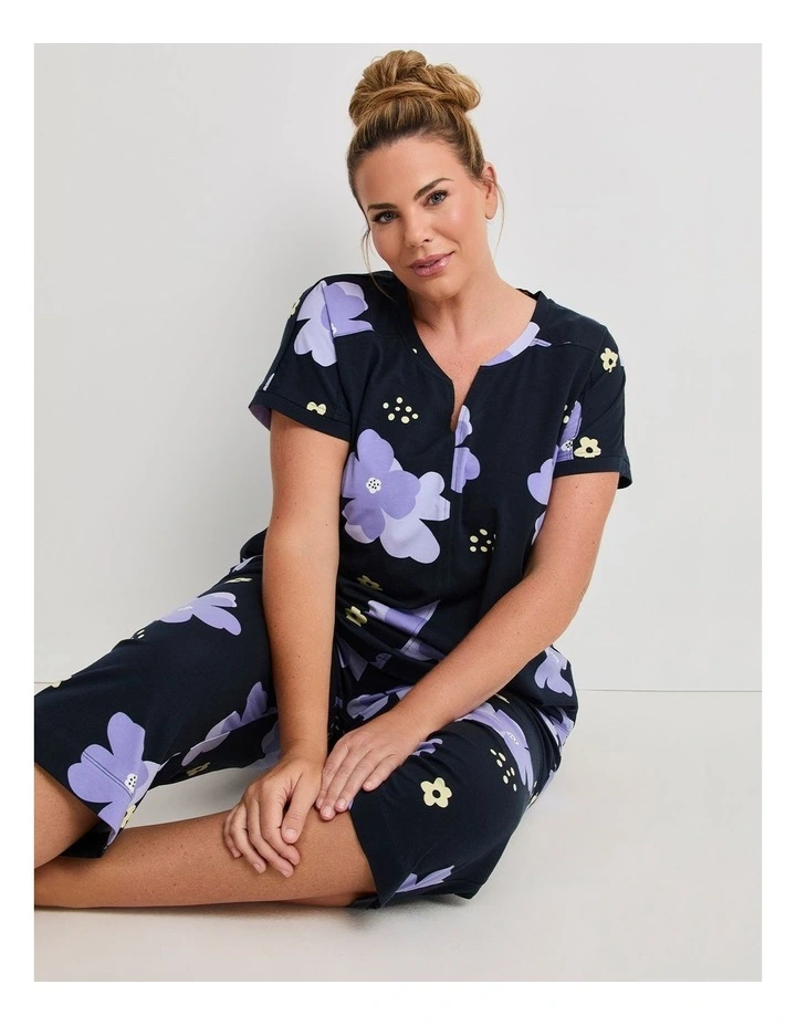 Australian Cotton Dusk Pj Top Print image 3