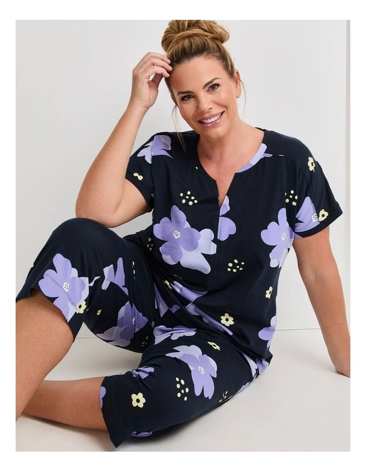 Australian Cotton Dusk Pj Top Print image 4