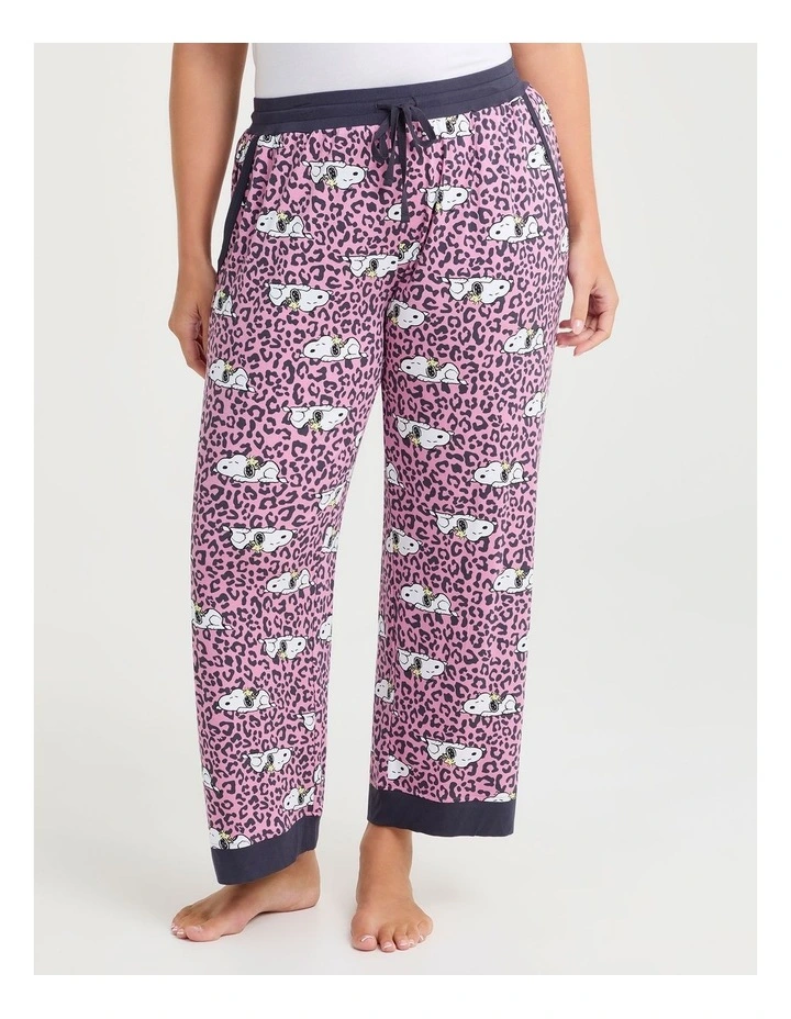 Peanuts Sleepy Animal Pj Pant Print image 1