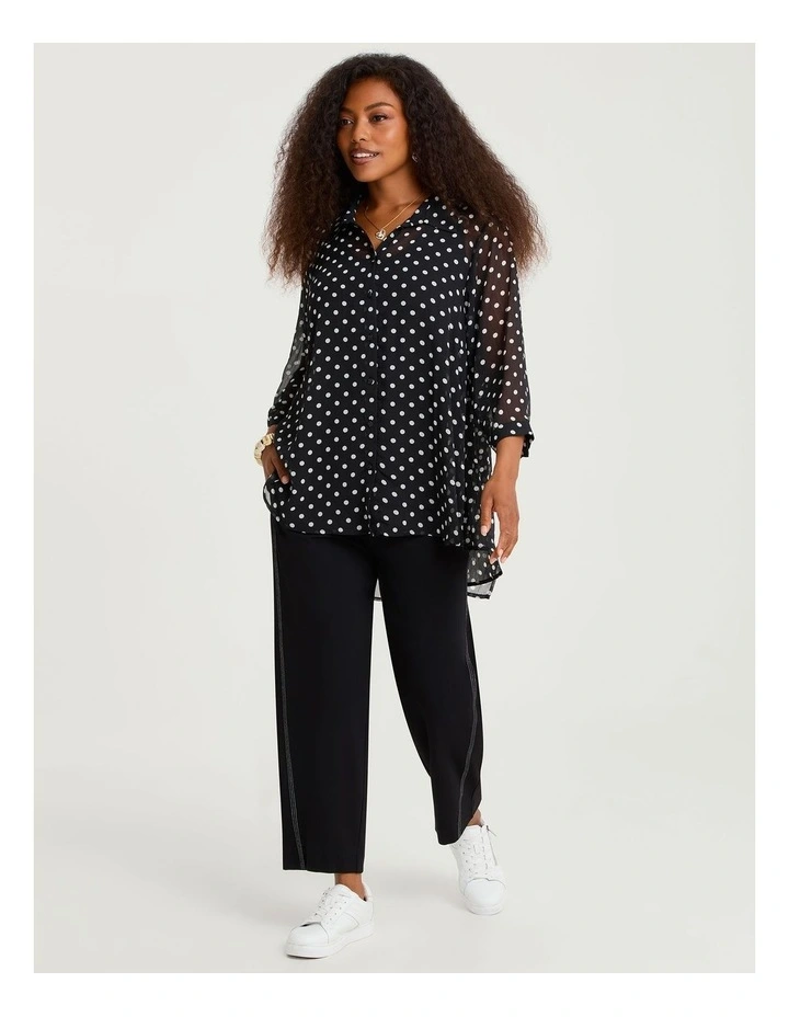 Chiffon Polka Dot Shirt image 2