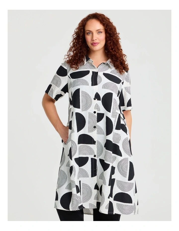 Natural Tara Abstract Shirt Print image 3