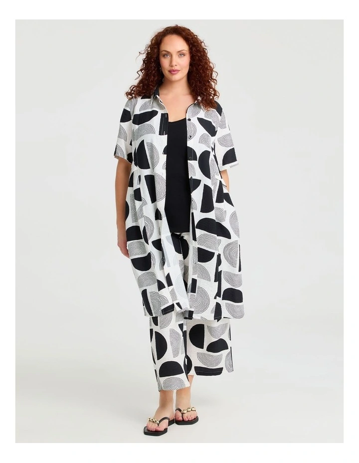 Natural Tara Abstract Shirt Print image 4