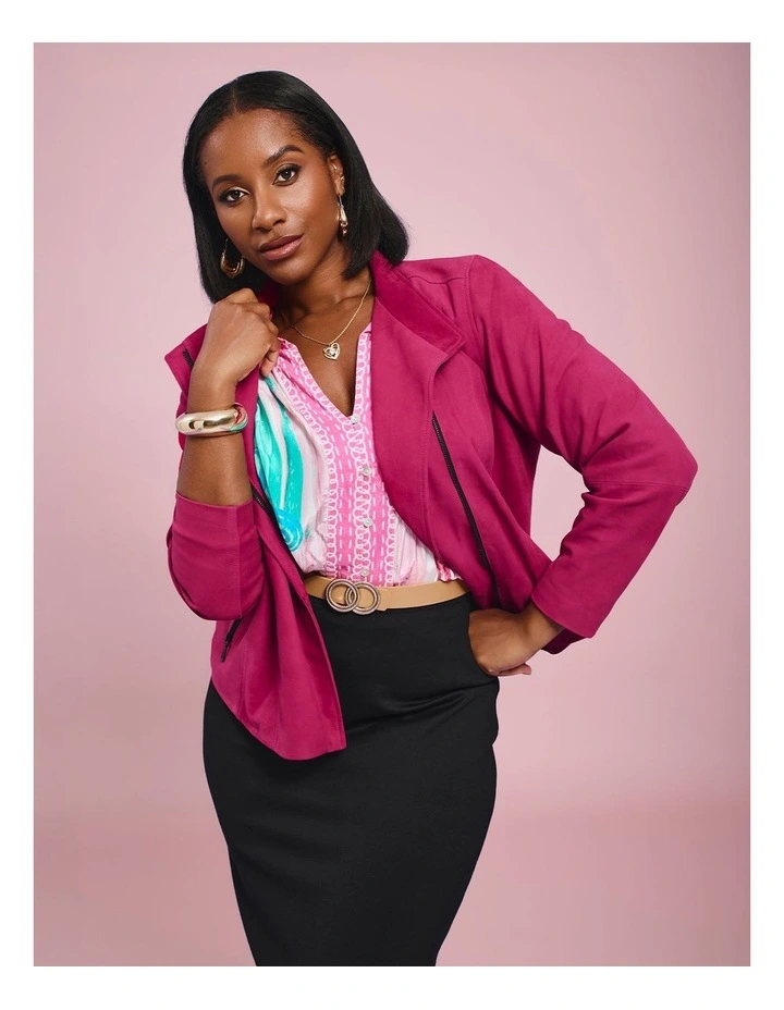 Natural Camellia Shirt in Print image 5