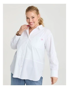 Cotton Oversized Shirt White