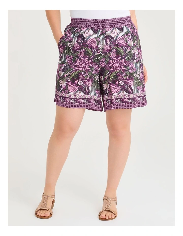 Catalina Natural Ginger Short in Print image 1