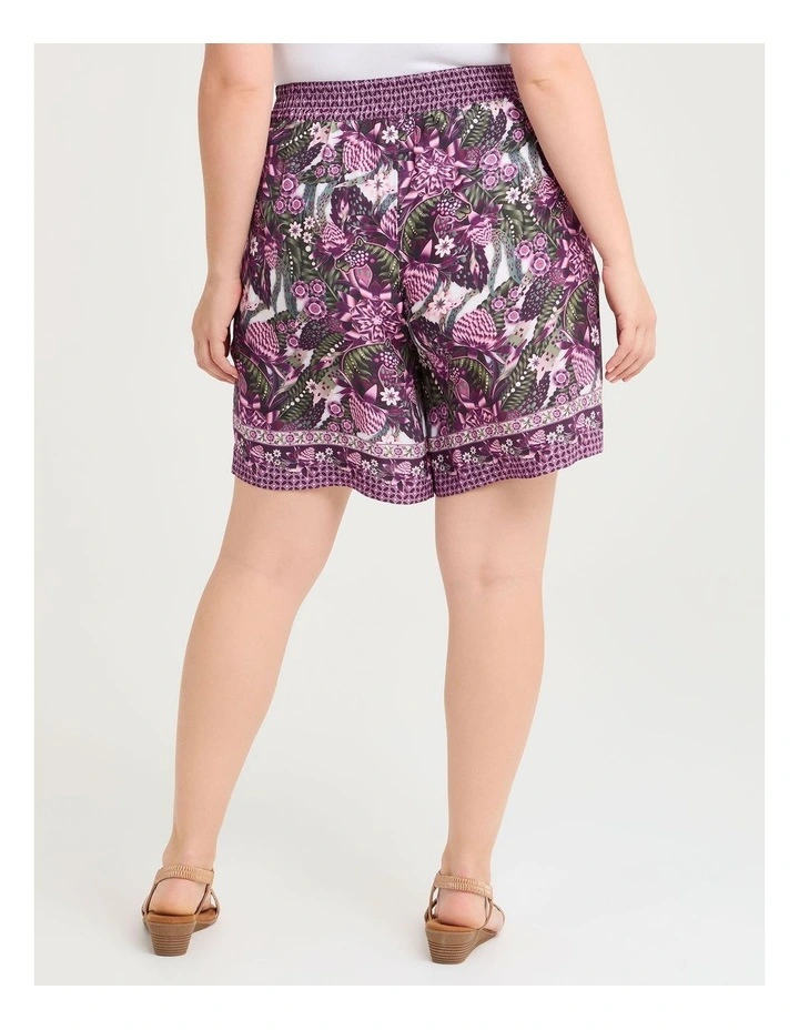 Catalina Natural Ginger Short in Print image 2