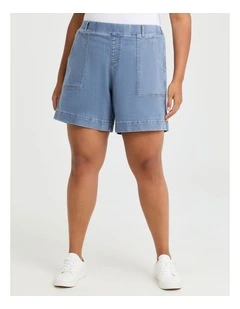 Cool Jade Classic Denim Short Light Blue Denim