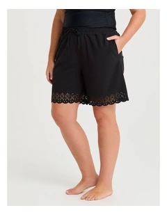 Laser Design Stretch Boardshort Black