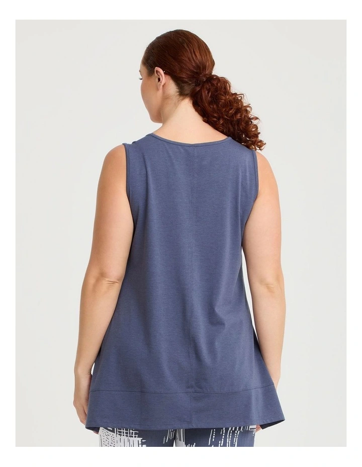 Pima Cotton Elevate Tank in Horizon Grey image 2
