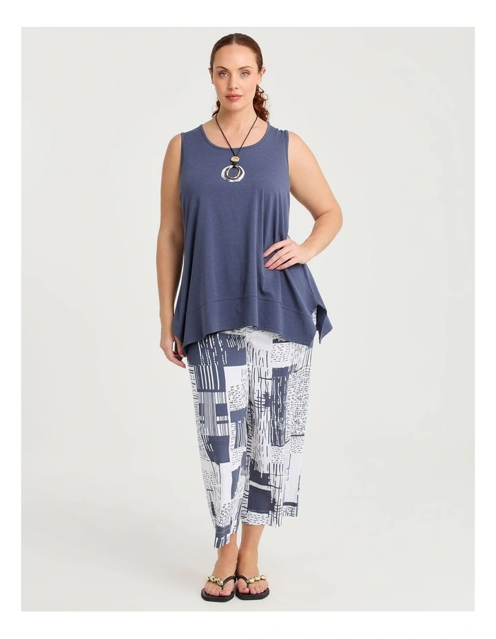 Pima Cotton Elevate Tank in Horizon Grey image 3