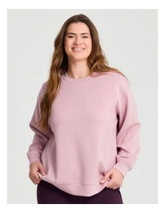 Luxe Touch Sweatshirt Pink Nectar