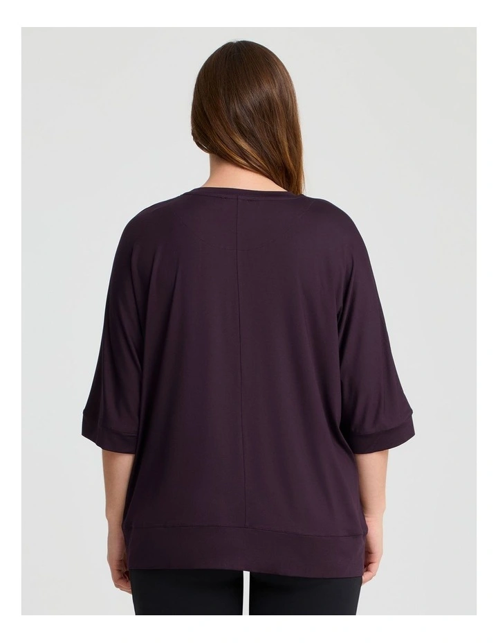 Modal Ultra Soft Relaxed Top Huckleberry image 2