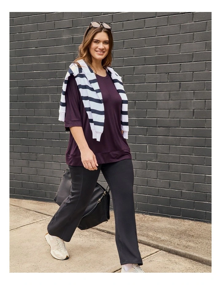 Modal Ultra Soft Relaxed Top Huckleberry image 4