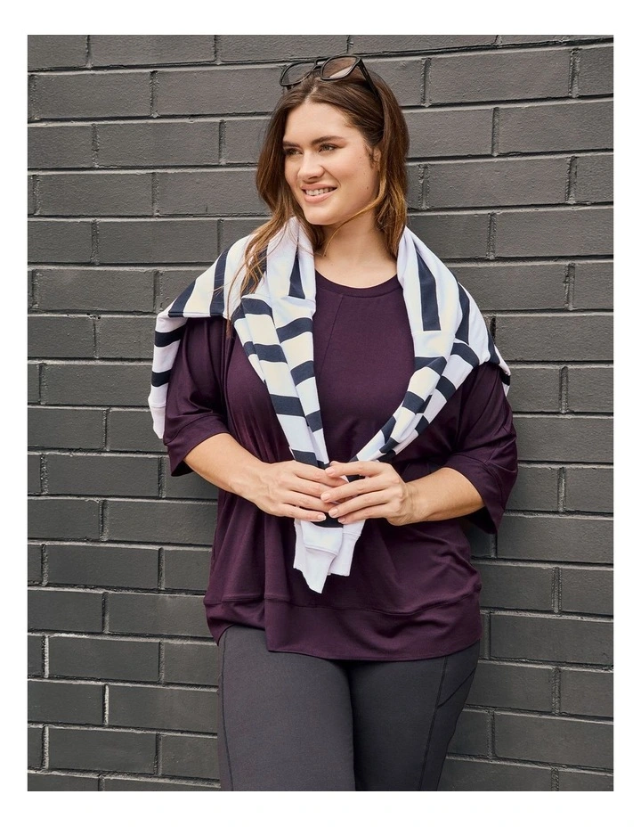 Modal Ultra Soft Relaxed Top Huckleberry image 5