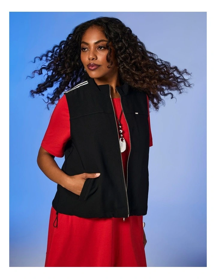 Natural Maia Vest Black image 5