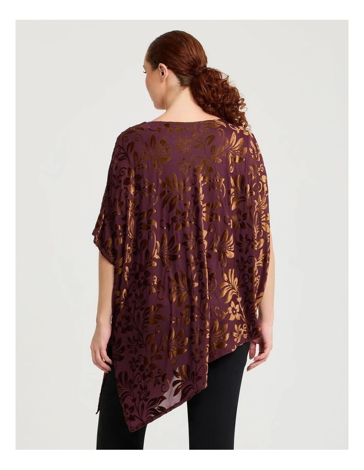 Velvet Burnout Evening Top Sienna image 2