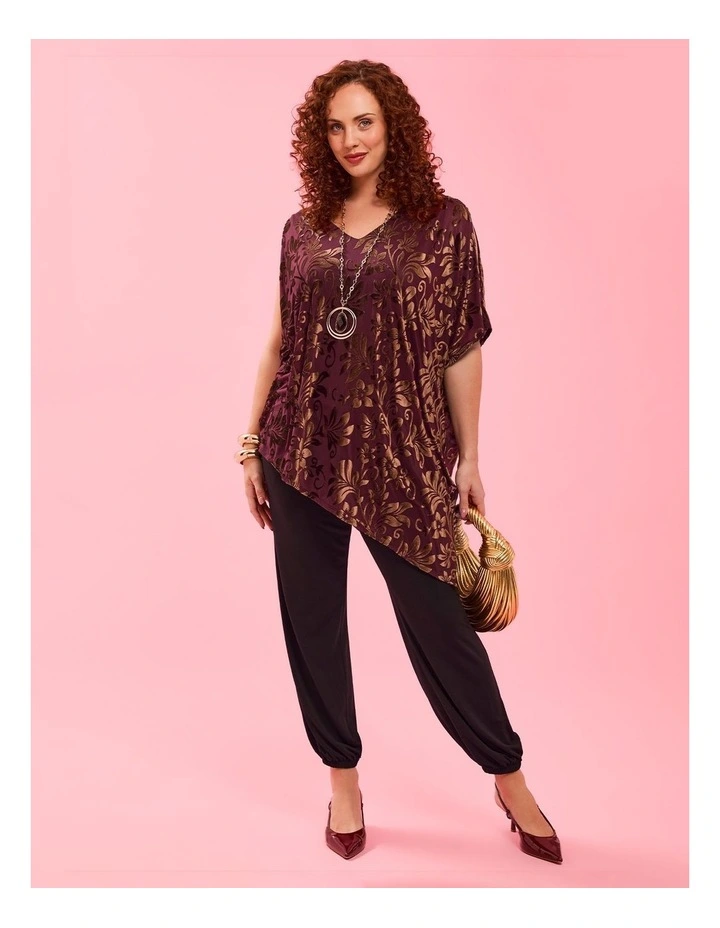 Velvet Burnout Evening Top Sienna image 6