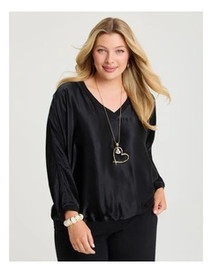 Natural Deluxe Top Black