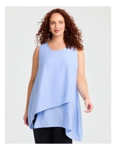 Natural Layering Sleeveless Top Light Lavender