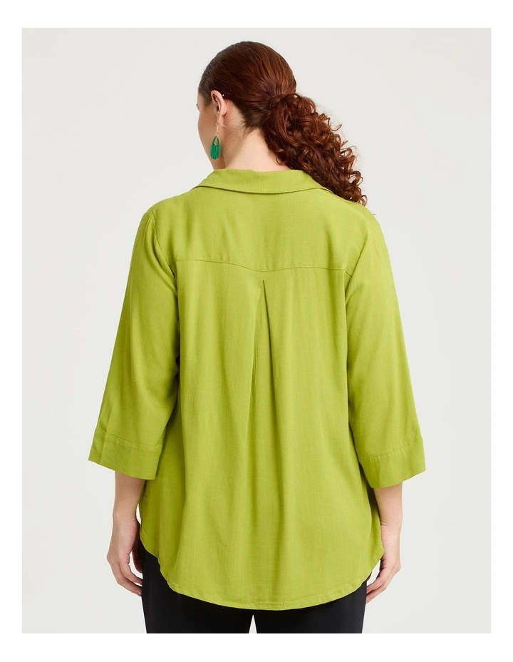 Natural Out And About Top Caper Green image 2