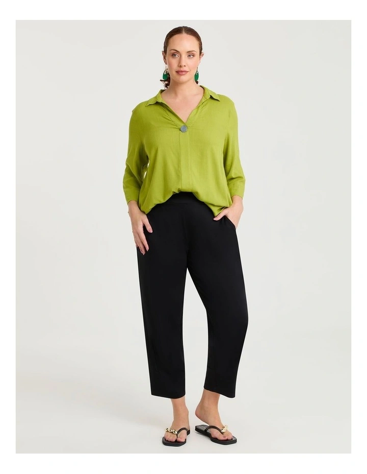 Natural Out And About Top Caper Green image 3