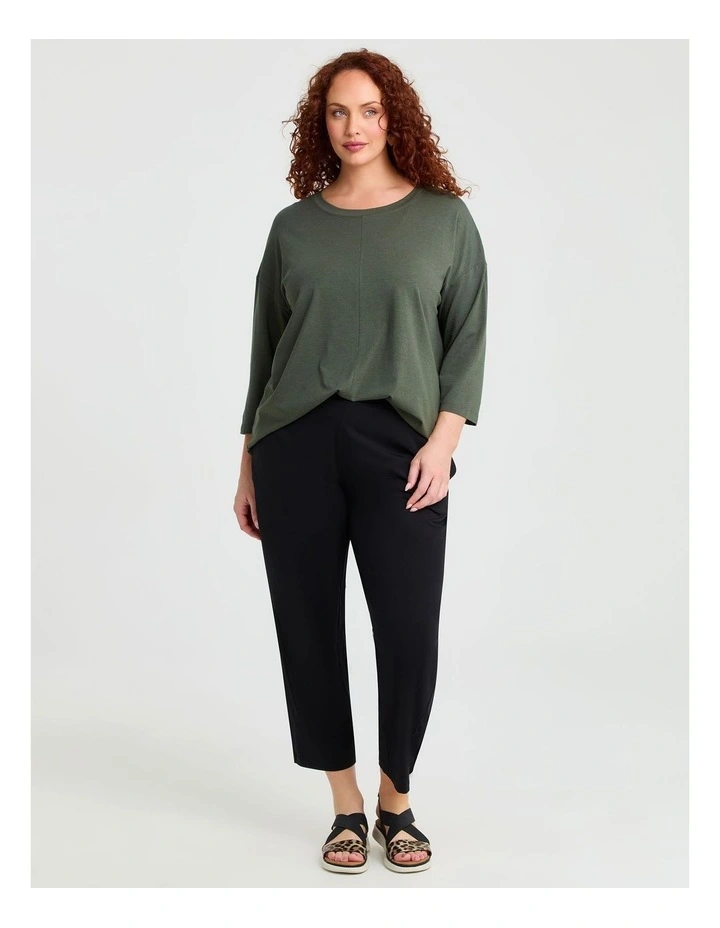 Pima Cotton Icon Top Dusty Olive image 3