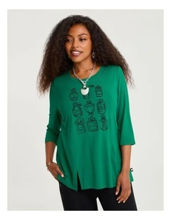 Natural Perfume Top Lush Green