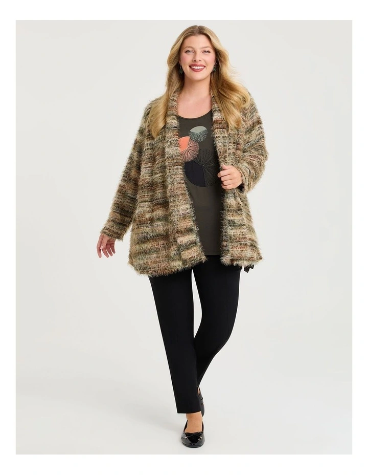 Circle Applique Natural Top Olive image 3