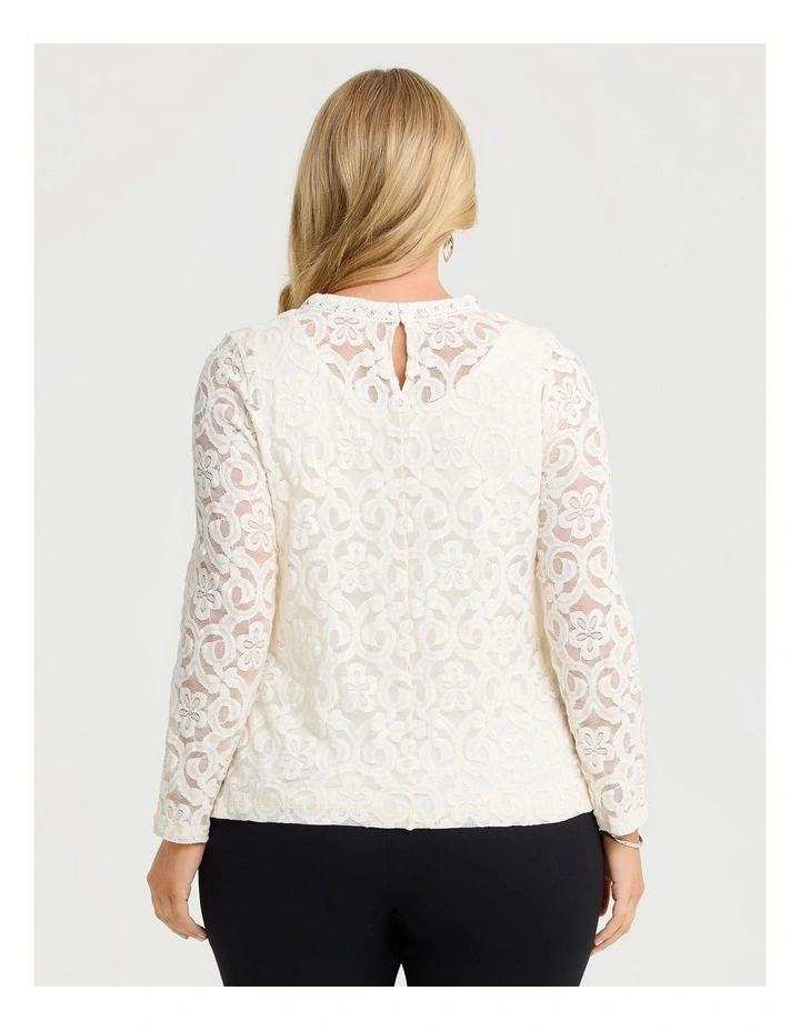 Lace Top Cream image 2