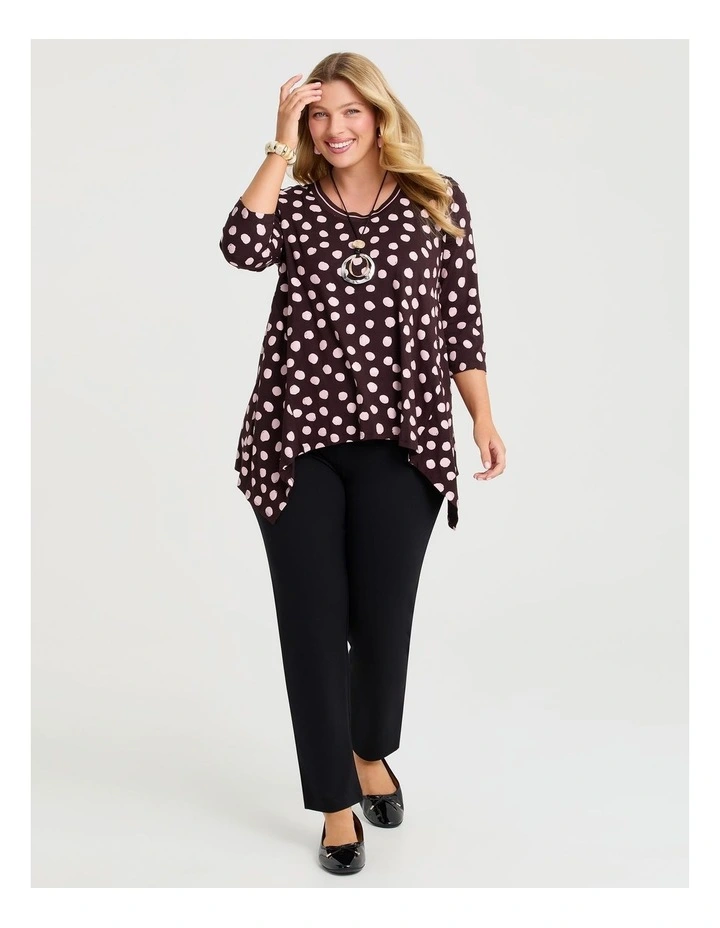 Natural Renee Top Spot Print image 3