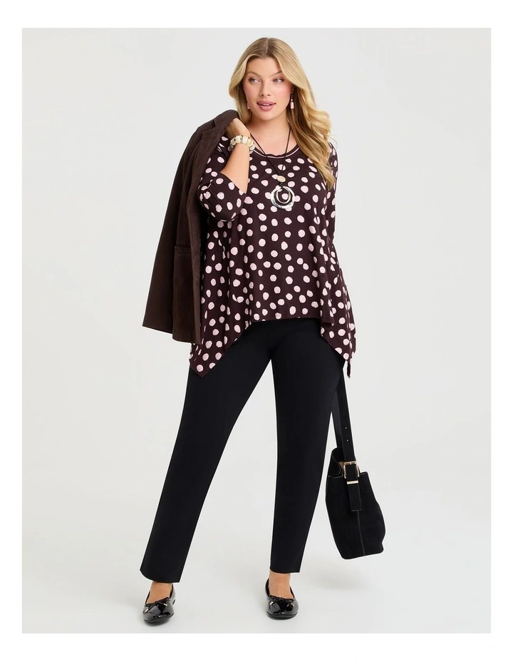 Natural Renee Top Spot Print image 4