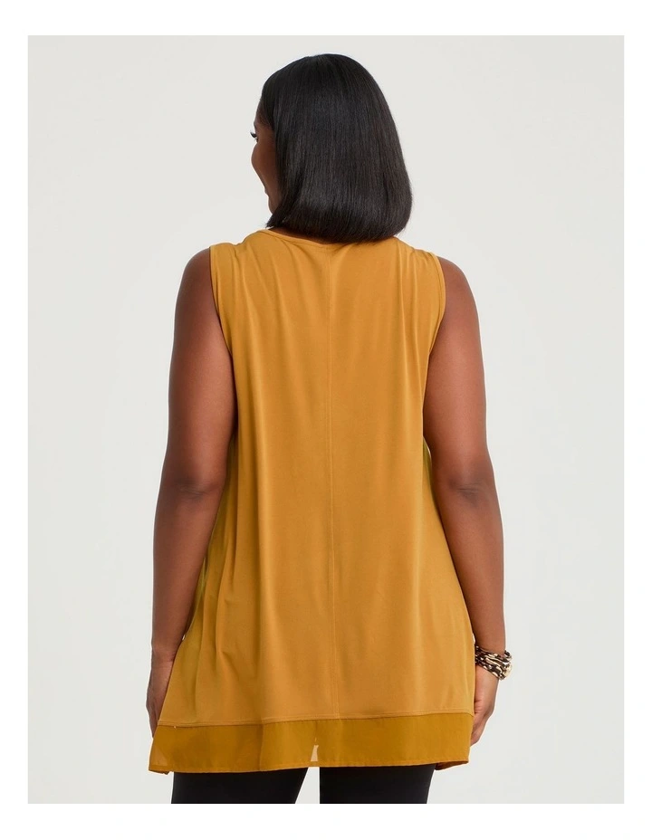 Luna Horizon Tank in Amber Gold image 2