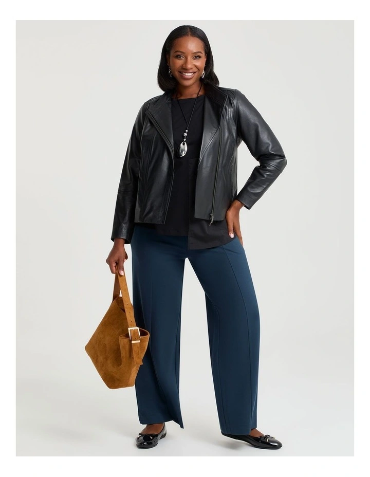 Pima Cotton Kelly Pocket Top in Black image 4