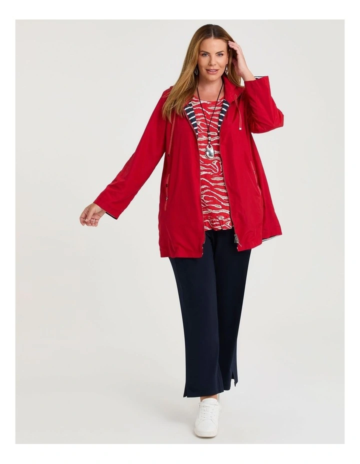 Salsa Luna Top in Red Print image 3