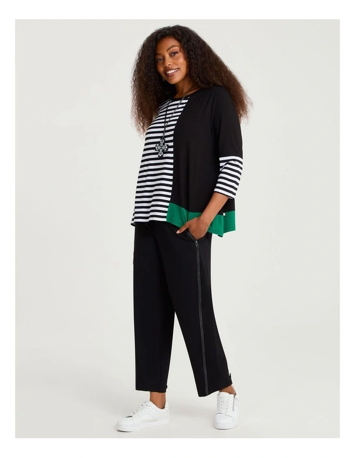 Natural Samara Stripe Top Multi image 3