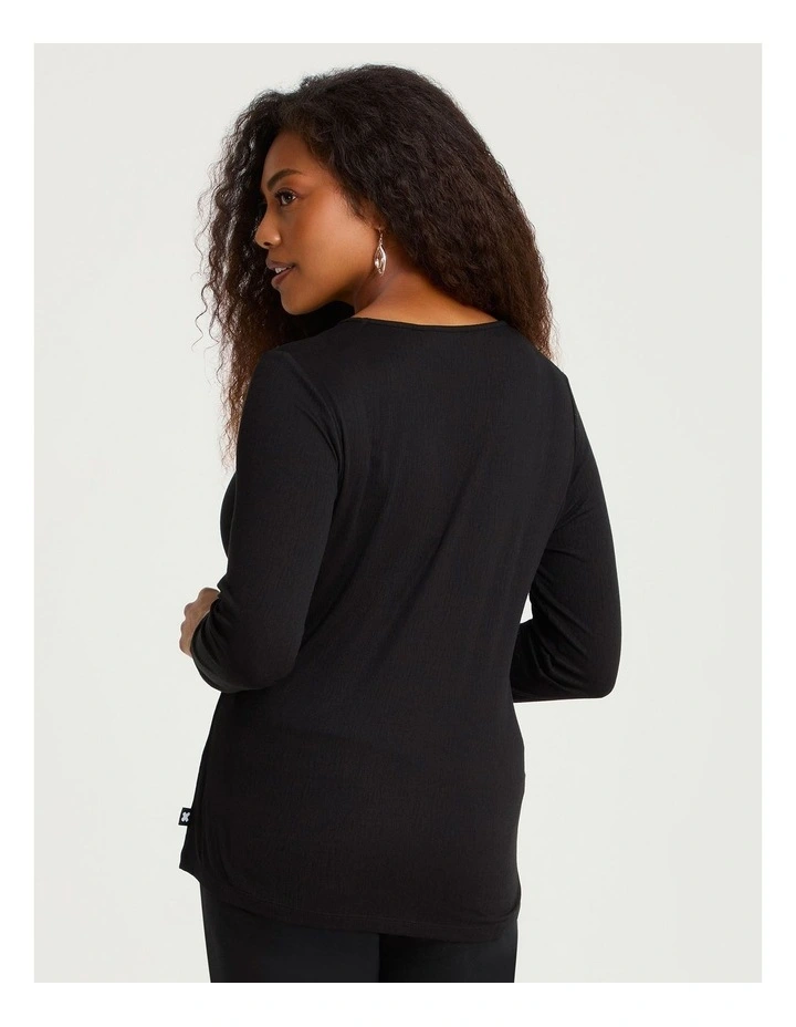 Texture Pania Top Black image 2