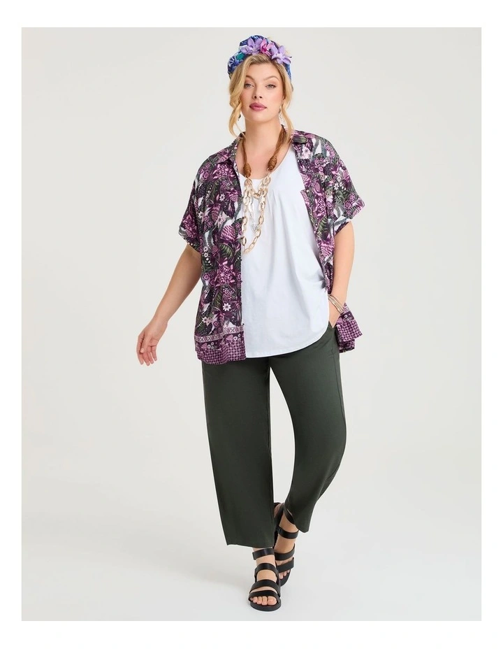 Catalina Natural Ginger Top Print image 4