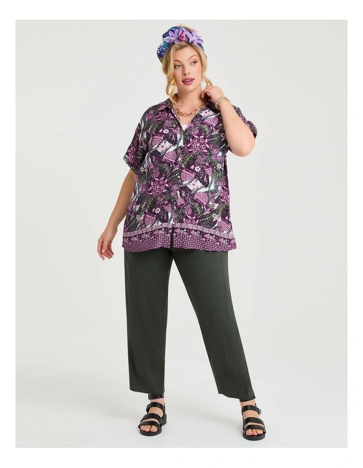 Catalina Natural Ginger Top Print image 5