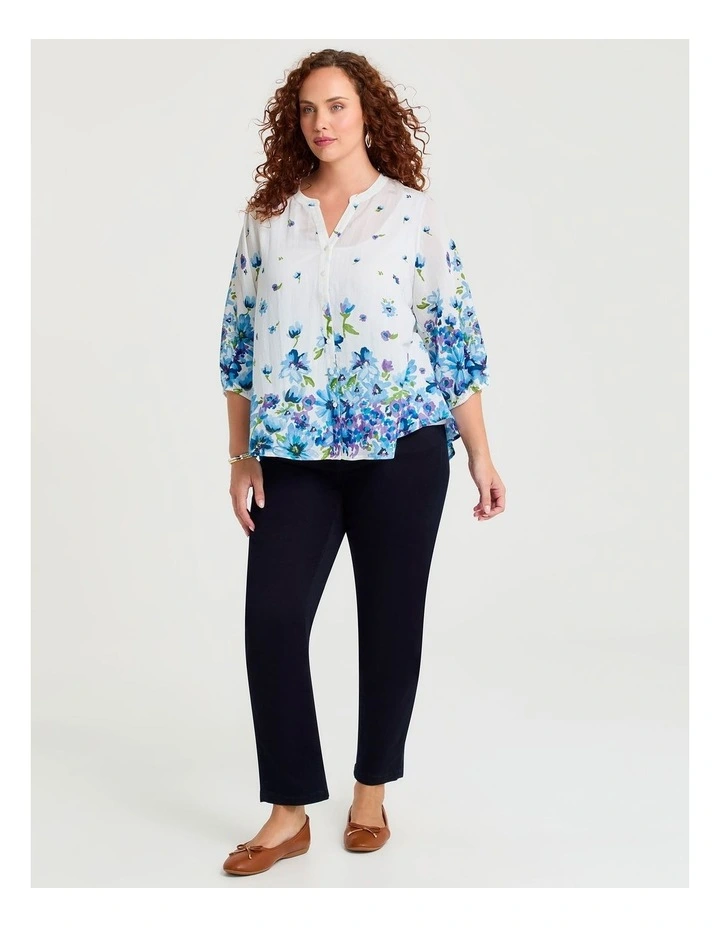 Natural Blooming Border Top Print image 3